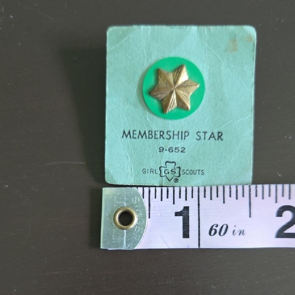 Girl Scouts Membership Star Pin - Picture 3 of 3